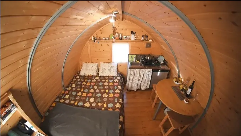 0352 Have you seen extremely tiny off grid micro cabin well here it is smallhometours.com 1