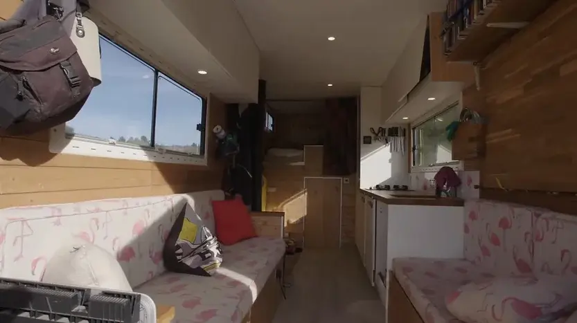 0358 Van conversion in to luxury off grid box van conversion smallhometours.com 1