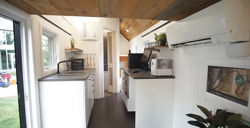 0370 High tech off grid tiny house designed by a group of students smallhometours.com 3