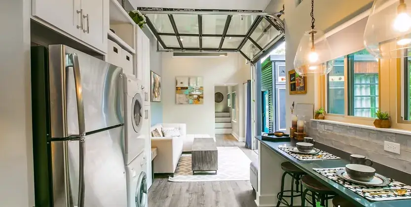 0375 Asha Mevlanas musicians incredible tiny house with mobile music studio smallhometours.com 2