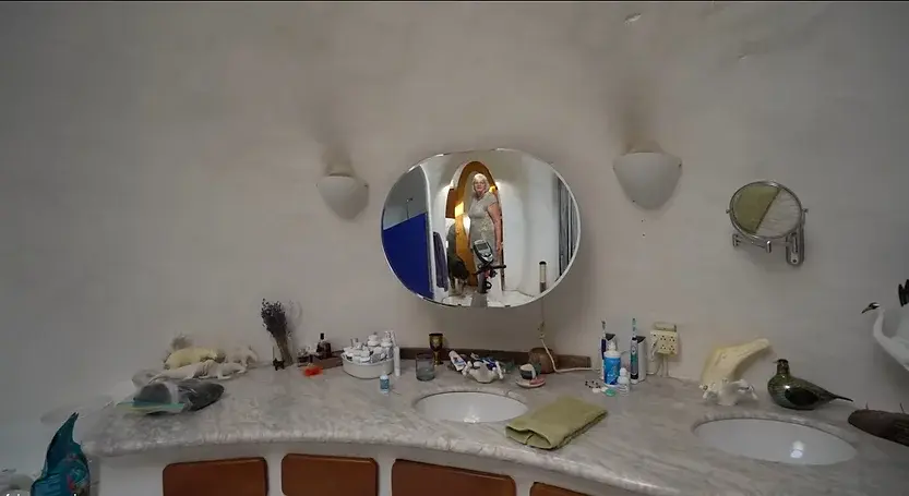 0379 Underground dome house family use the earths energy to stay warm smallhometours.com 1