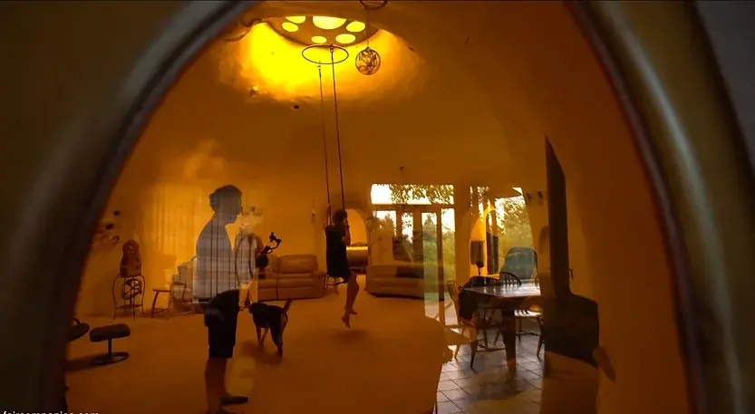 0379 Underground dome house family use the earths energy to stay warm smallhometours.com 5