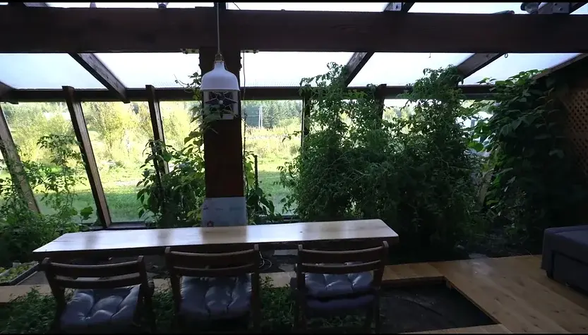 0385 Off grid homesteading family lives in a renovated stone earthship smallhometours.com 2