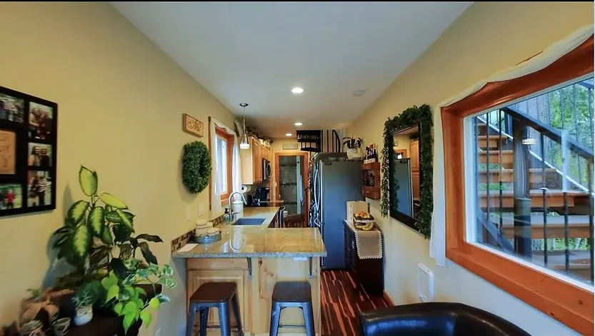 0387 Amazing home from one 20ft and one 40ft shipping container for debt free living smallhometours.com 2