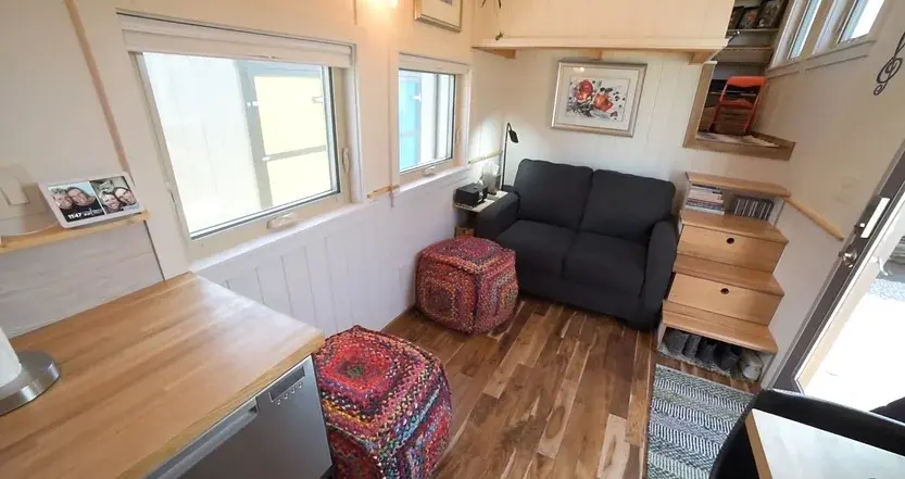 0391 After retirement she started over with a new life in her custom tiny home on wheels smallhometours.com 1