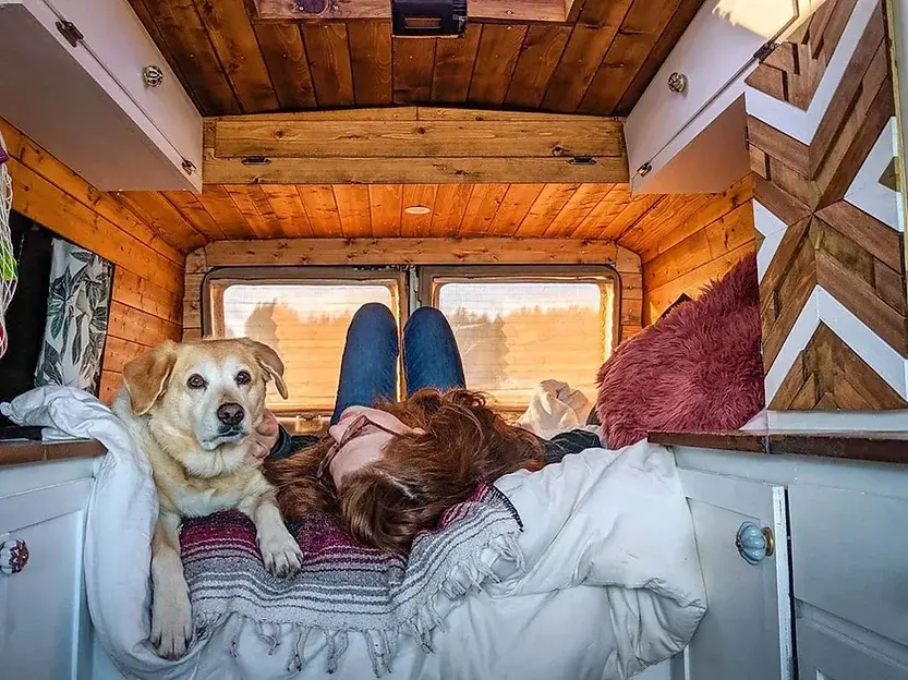 0410 Beautiful budget van conversion better to travel on a budget than not at all smallhometours.com 4