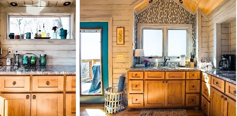 0416 Sanctuary treehouse cabin with insane views Full tour smallhometours.com 1