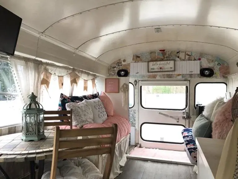 0418 She built a conversion bus at 18 the life of a girl and her little blue bus smallhometours.com 12