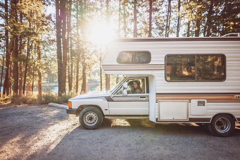 0420 While everyone has sprinter fever she is out there making the best of a totally cool vintage van smallhometours.com 3