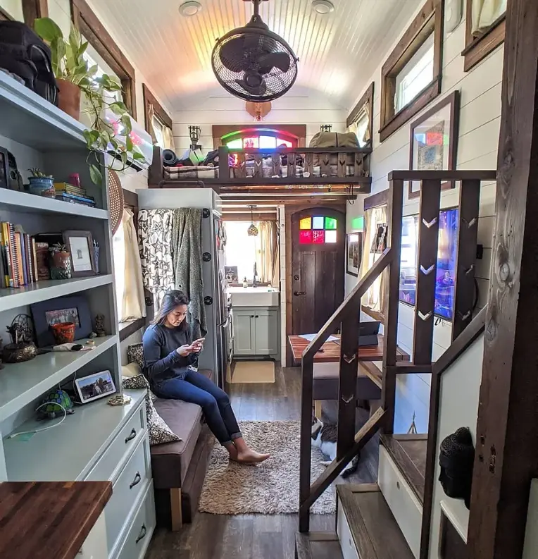 0424 Couple buys Florida island builds 2nd tiny house built to withstand hurricanes smallhometours.com 2