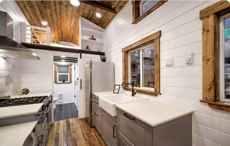 0433 Gorgeous custom tiny home on Riverfront farm smallhometours.com 3