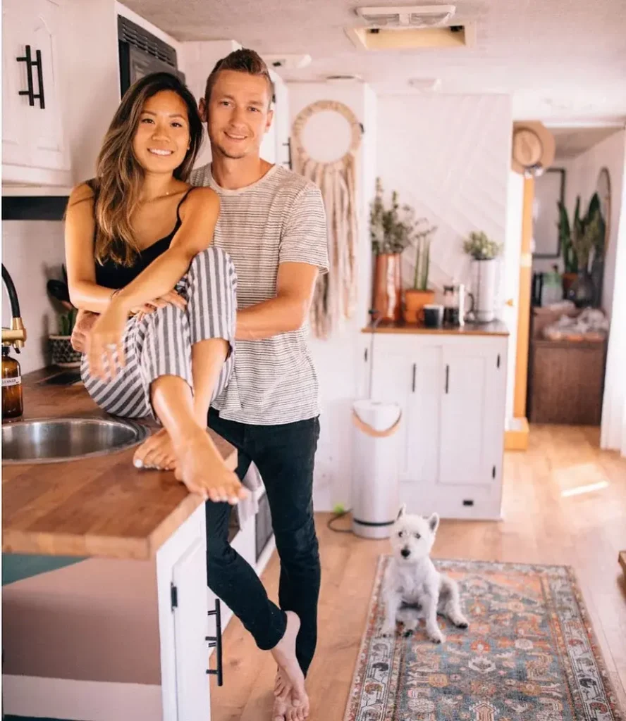 0434 Renovated RV is their beautiful tiny house cystic fibrosis smallhometours.com 8