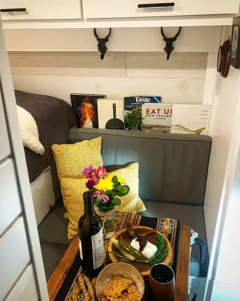 0457 This promaster van tiny house has everything Kitchen roof deck bathroom smallhometours.com 1