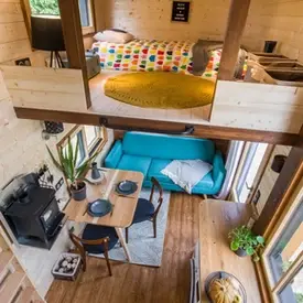0460 Gorgeous tiny house with two separate rooms smallhometours.com 4