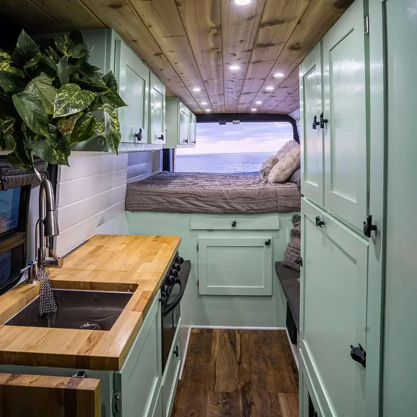 0482 Awesome 2018 Promaster 3500 van conversion stealth four seasons smallhometours.com 3