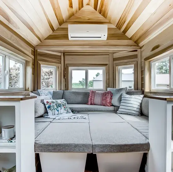 0488 Stunning 24 ft.tiny house with trailer made custom smallhometours.com 10