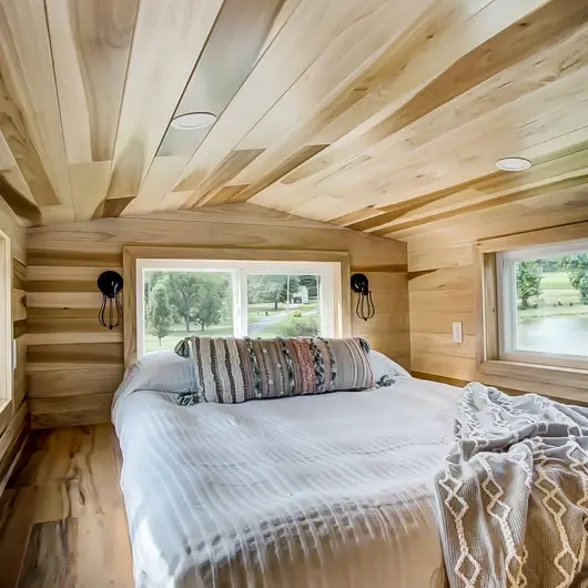 0488 Stunning 24 ft.tiny house with trailer made custom smallhometours.com 6