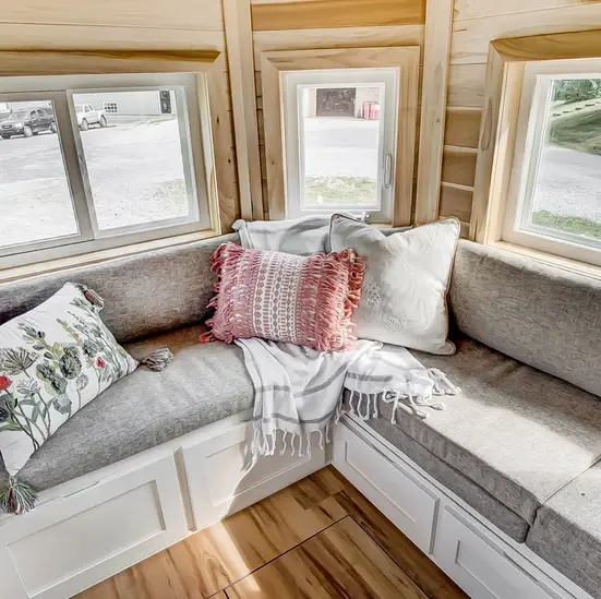0488 Stunning 24 ft.tiny house with trailer made custom smallhometours.com 7