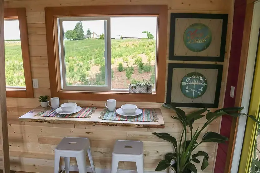 0497 24′ tiny house designed to be homey yet friendly to hospitality and travel smallhometours.com 1