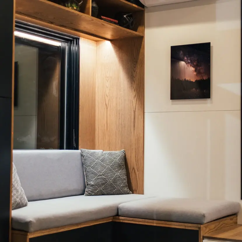 0501 24 foot modern tiny house embraces minimalism and shies away from any excessive ornamentation smallhometours.com 4