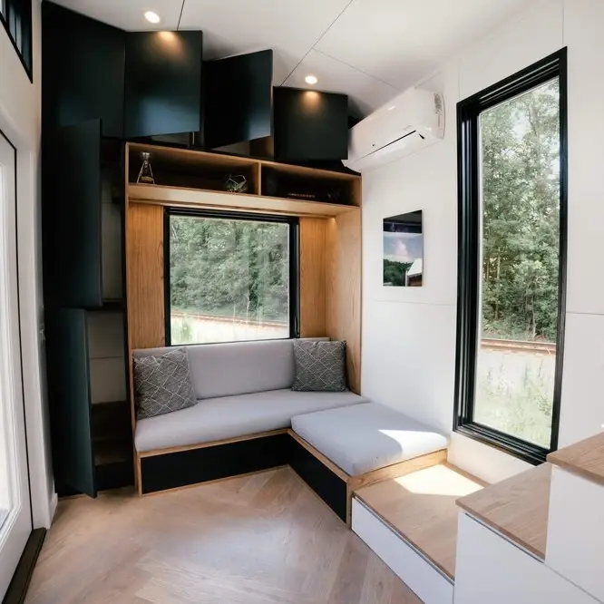 0501 24 foot modern tiny house embraces minimalism and shies away from any excessive ornamentation smallhometours.com 5