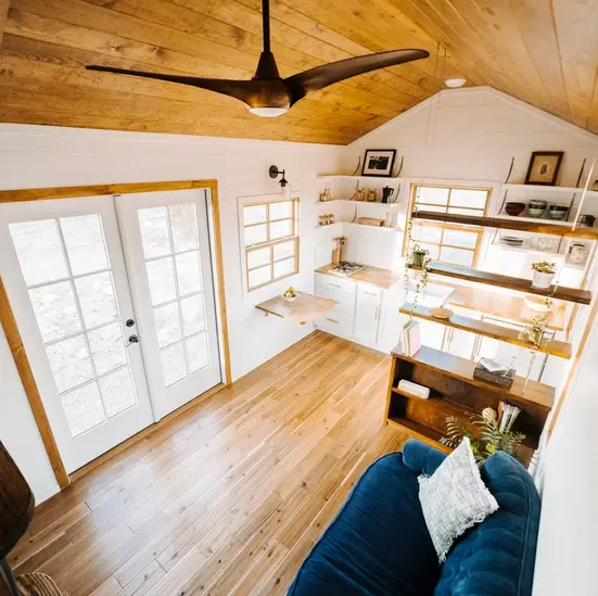 0503 Beautiful 24 tiny house with a spacious feel smallhometours.com 9