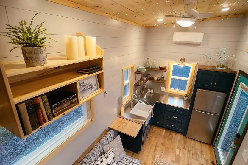 0505 Beautiful tiny house on wheels features a cozy interior inspired by Danish design smallhometours.com 4
