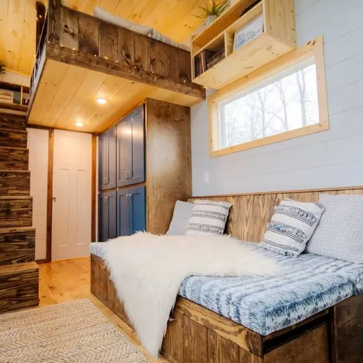 0505 Beautiful tiny house on wheels features a cozy interior inspired by Danish design smallhometours.com 8