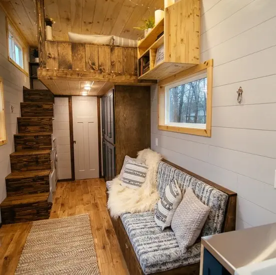 0505 Beautiful tiny house on wheels features a cozy interior inspired by Danish design smallhometours.com 9