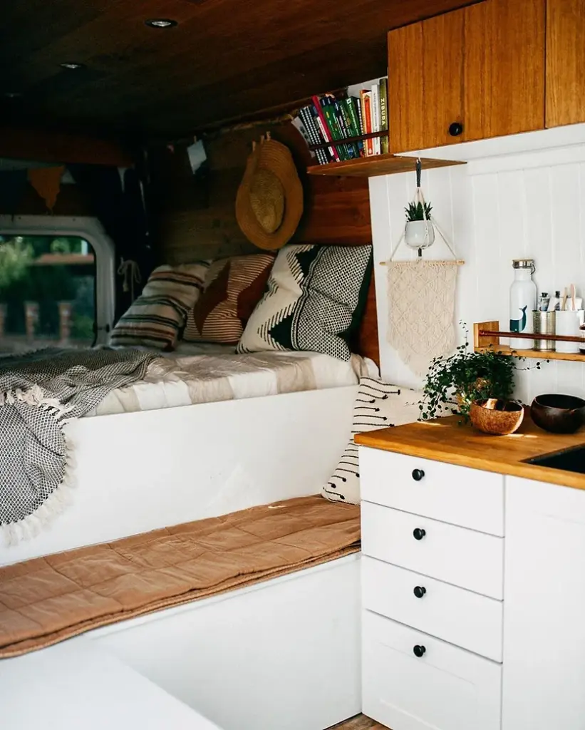 0506 Cozy home made campervan exploring Europe smallhometours.com 3