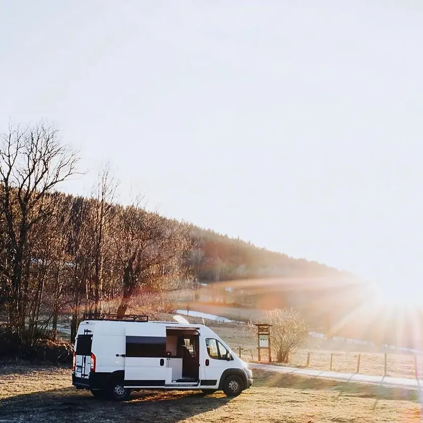 0506 Cozy home made campervan exploring Europe smallhometours.com 6