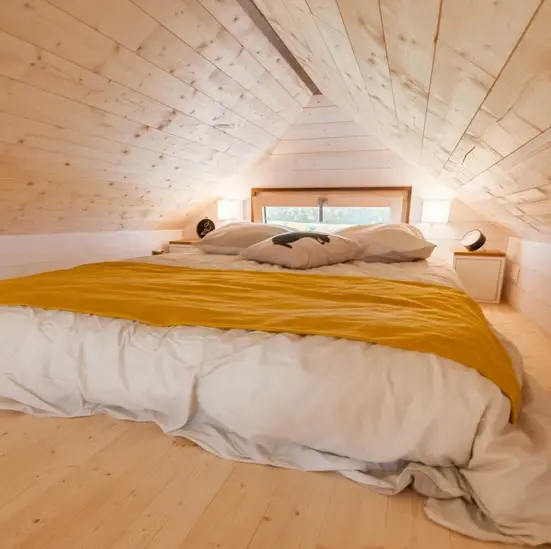 0509 Beautiful tiny house on wheels with half timbering smallhometours.com 1