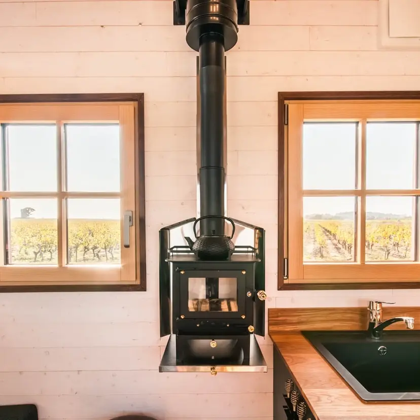 0509 Beautiful tiny house on wheels with half timbering smallhometours.com 2
