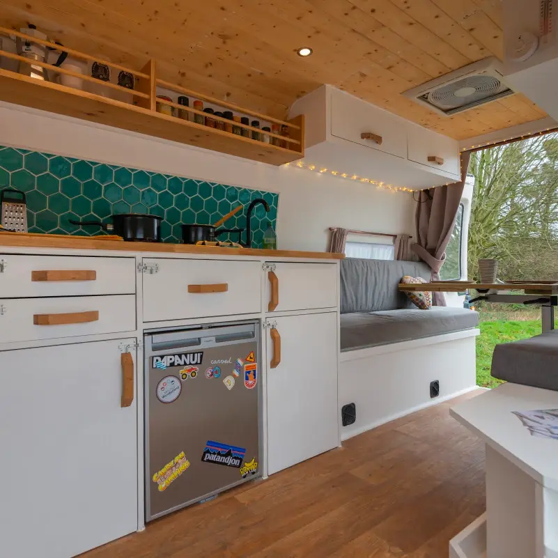 0513 Gloriously camper van with cool modern and funky urban interior stylings smallhometours.com 10