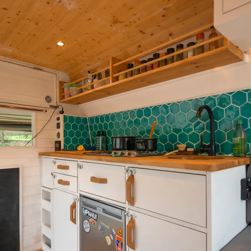0513 Gloriously camper van with cool modern and funky urban interior stylings smallhometours.com 2
