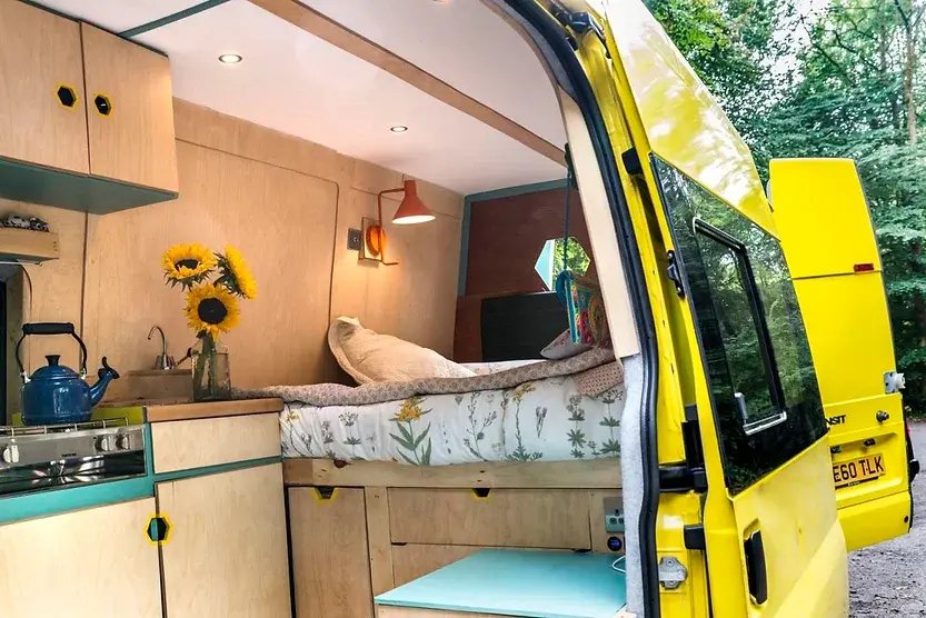 0517 Gorgeous 2011 Ford transit conversion like a honeybee smallhometours.com 1