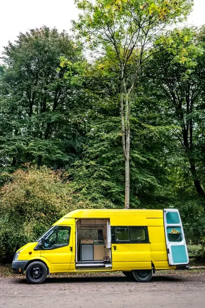 0517 Gorgeous 2011 Ford transit conversion like a honeybee smallhometours.com 3
