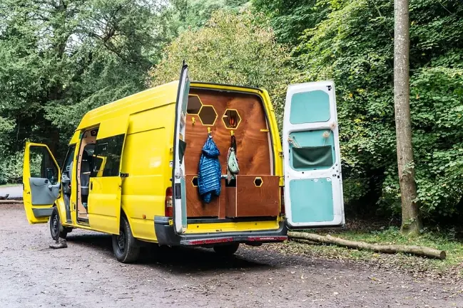 0517 Gorgeous 2011 Ford transit conversion like a honeybee smallhometours.com 6