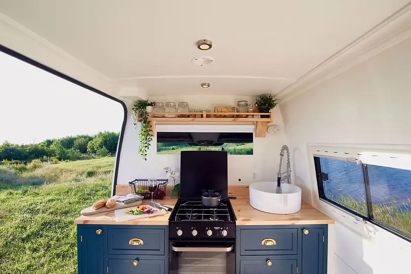 0518 One heck of a cool classy and downright luxurious Mercedes Benz camper van smallhometours.com 2