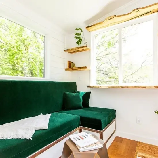 0519 Gorgeous natural modern 30ft tiny house smallhometours.com 5