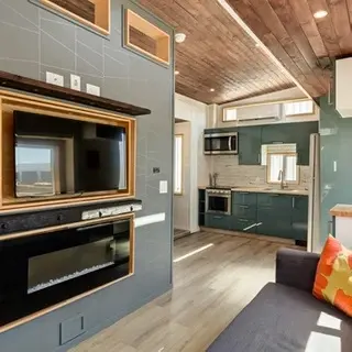 0521 Spectacular expanding tiny house that goes from 8 ft wide to 16 ft wide at the push of a button smallhometours.com 6