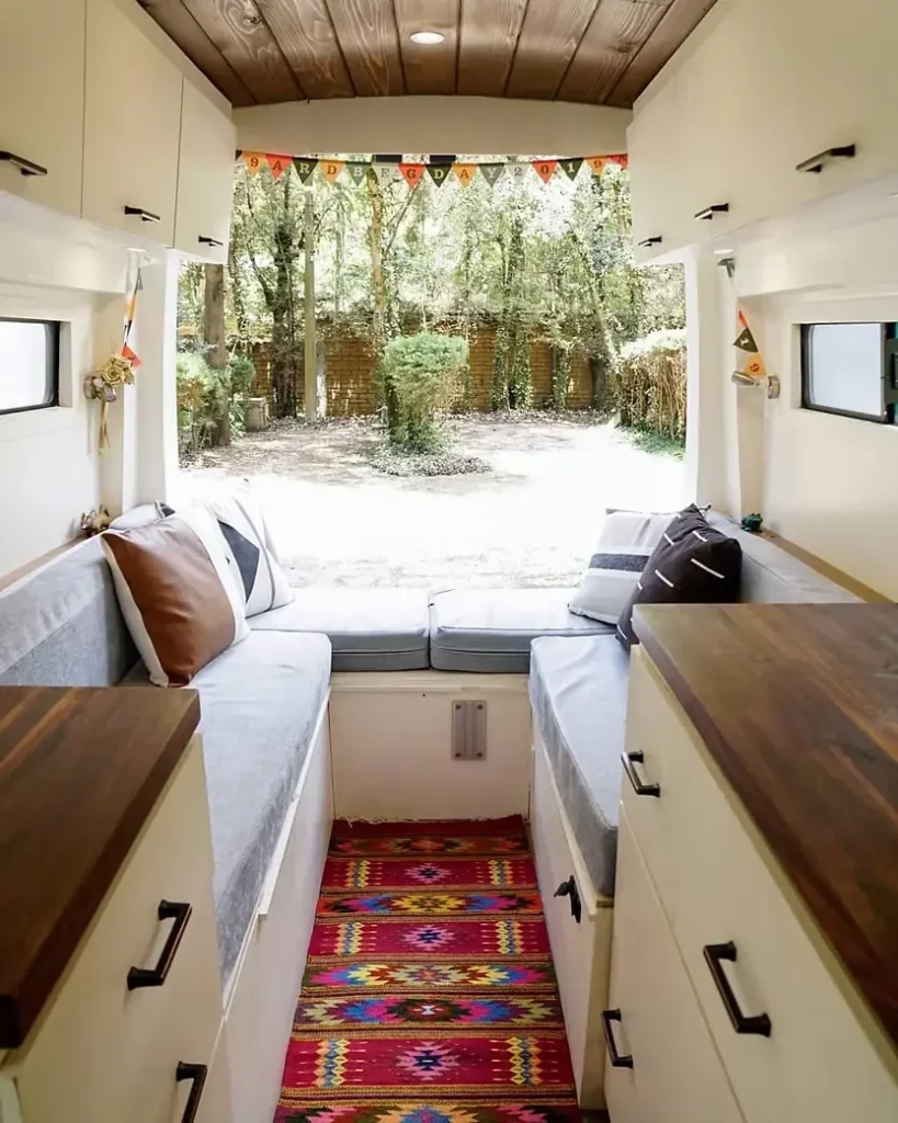 0525 Most beautiful self converted Ford transit van smallhometours.com 1