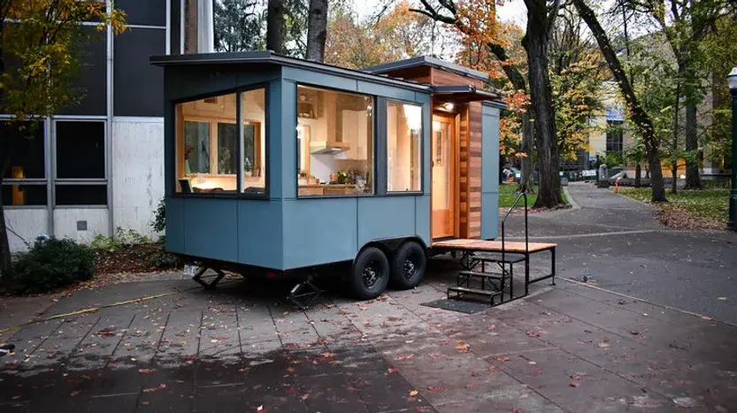 0526 Stunning 16 ft tiny house with huge windows and easy mobility smallhometours.com 3