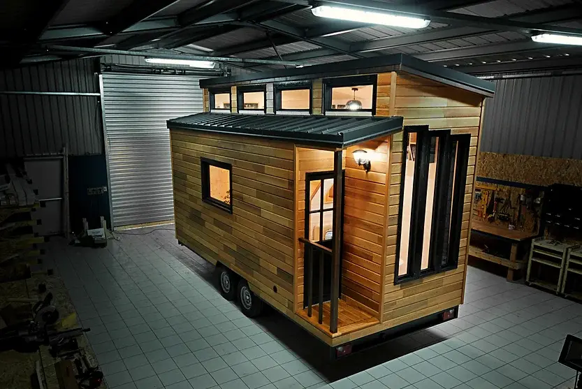 0529 Stunning tiny house with unhooked roof smallhometours.com 2