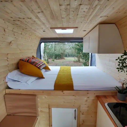 0530 Beautiful van conversion designed to connect you to nature wherever you decide to park up smallhometours.com 5