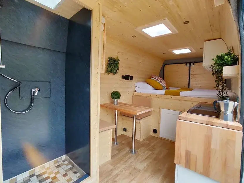 0530 Beautiful van conversion designed to connect you to nature wherever you decide to park up smallhometours.com 6