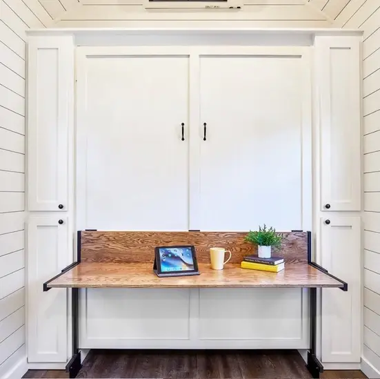 0543 A modern tiny house with open design a sleeping loft full kitchen and spacious bathroom smallhometours.com 4