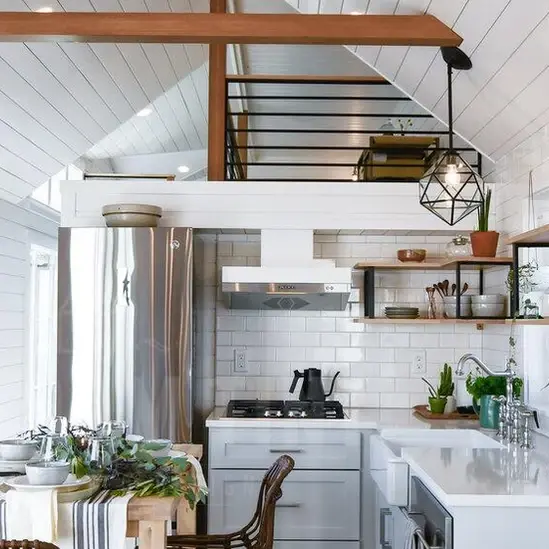 0554 Stunning 480 sq ft modern style farmhouse smallhometours.com 6