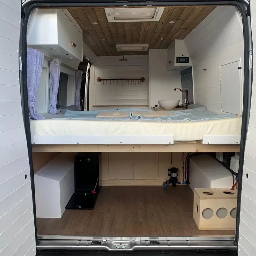 0570 Gorgeous brand new camper conversion enterprise model with sat van smallhometours.com 6