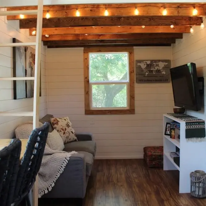 0571 Unique 28 x 8.5 custom built tiny house for sale smallhometours.com 2